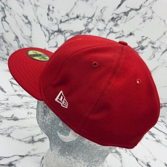 Men's New Era Cap Red | White Street Sign 59FIFTY NY Yankees Limited Edition NWT - Picture 2 of 5